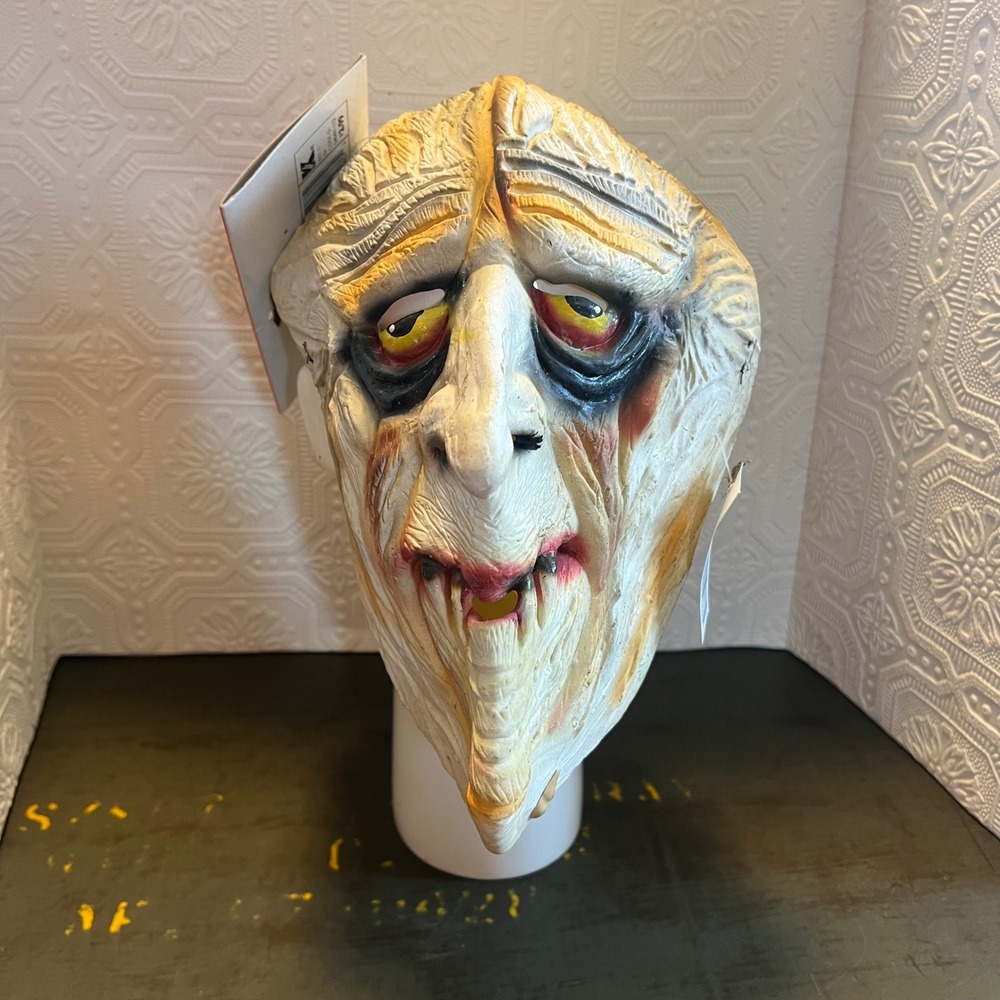 Vintage Pumpkin Time Soft Latex Monster Mask Sleepwalker Halloween Kmart NWT